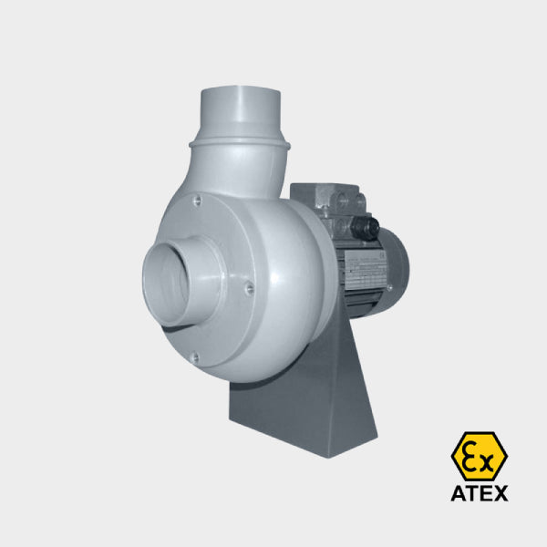 VN-Plastic R ATEX Fan | Explosion Proof Plastic Centrifugal Fan for Hazardous Areas