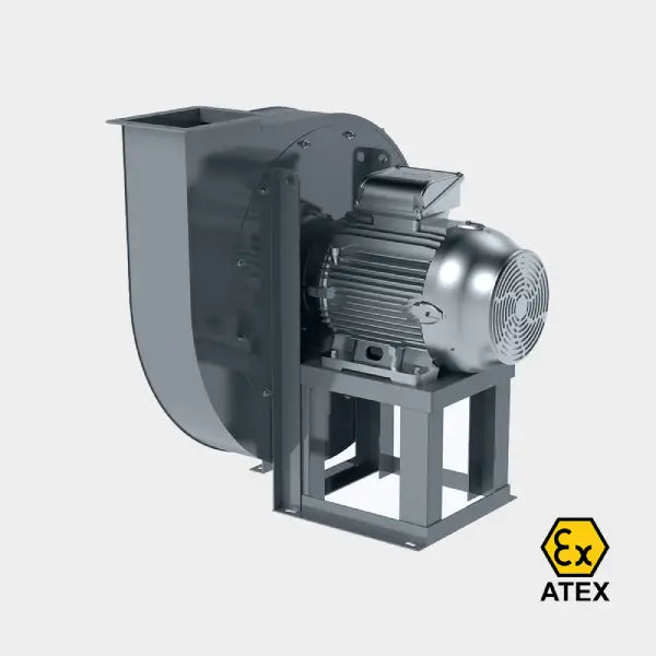 ATEX High-Pressure Centrifugal Fan with Backward Curved Blades