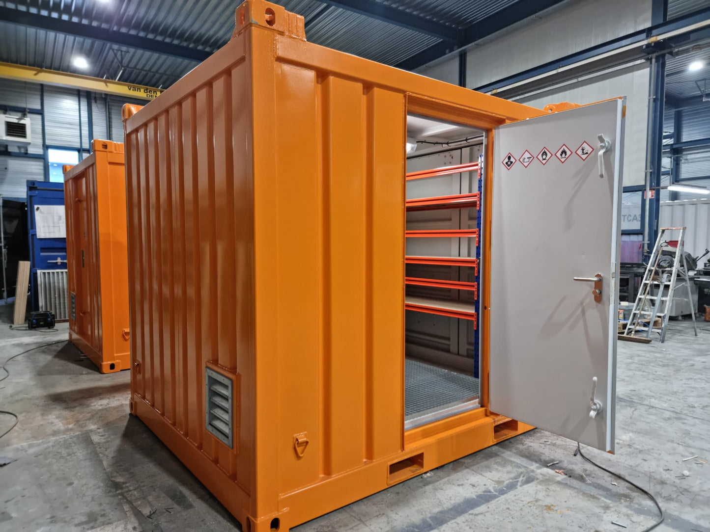 Recipiente para substâncias perigosas ATEX