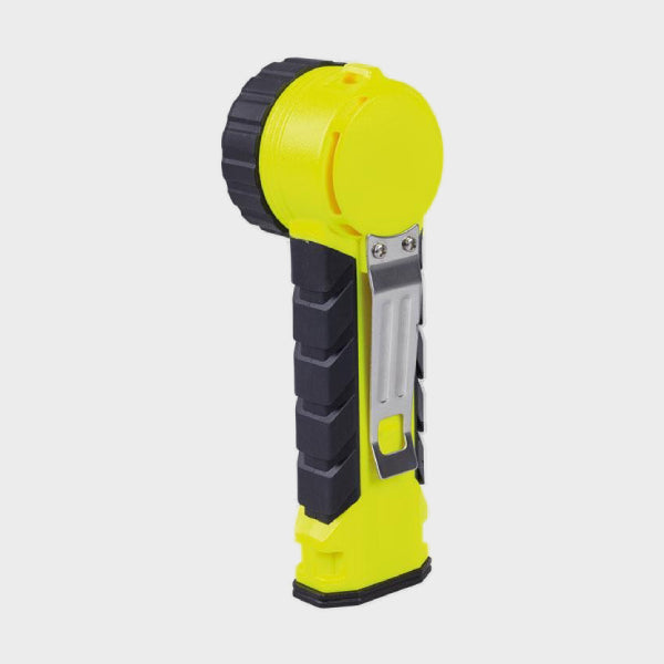 SafATEX Sigma RA – مصباح يدوي بزاوية قائمة معتمد من ATEX | يعمل بالبطارية ومتين
